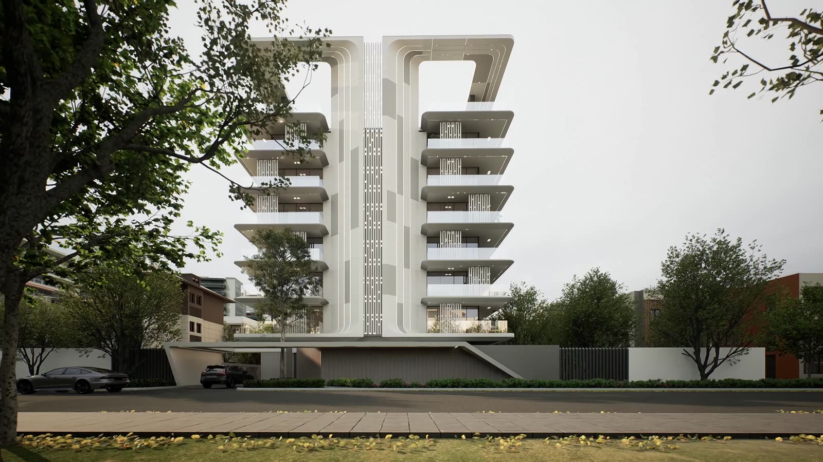 Zurii exterior — establishing view